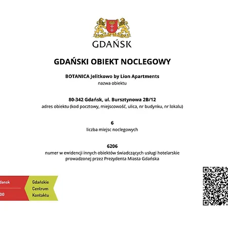 Botanica Jelitkowo - Premium Z Parkingiem Blisko Plazy By Lion Lejlighed *