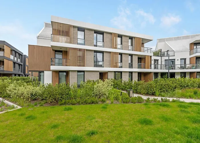 Appartamento Botanica Jelitkowo - Premium Z Parkingiem Blisko Plazy By Lion Danzica